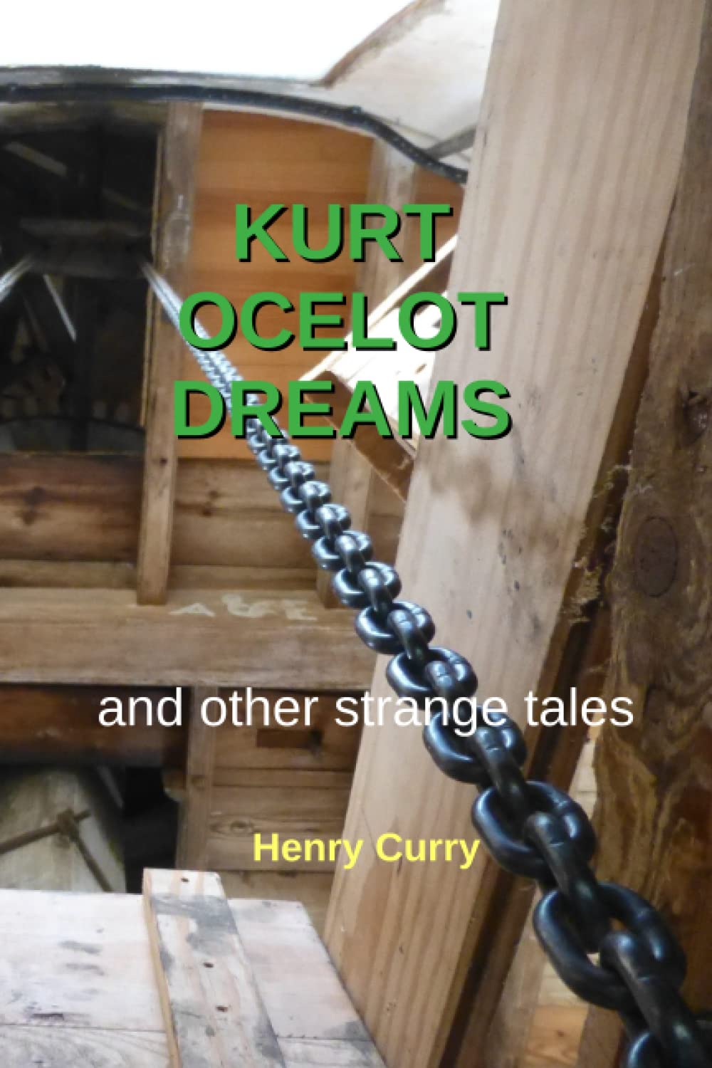 Image: Book cover of <em>Kurt Ocelot Dreams</em> by Henry Curry