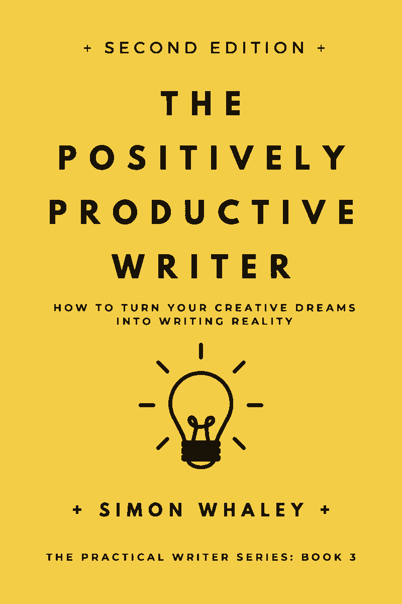 Image: Book cover for The Positively Productive Writer by Simon Whaley