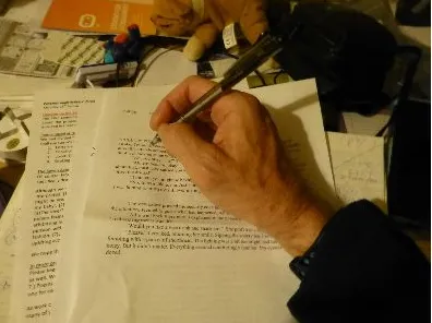 Image: Somebody writing