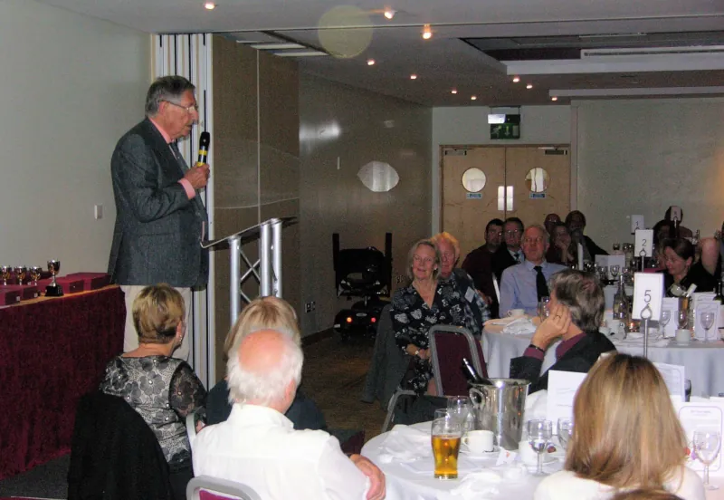 Image: Photo of David Nobbs at the 2014 festival