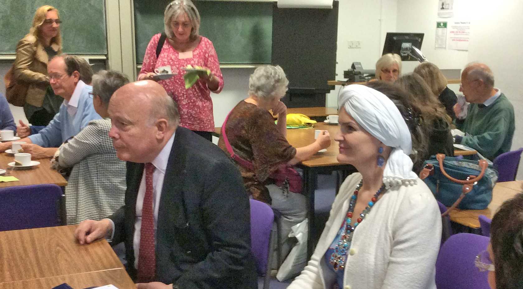 Image: Photograph of Lady Emma and Lord Julian Fellowes
